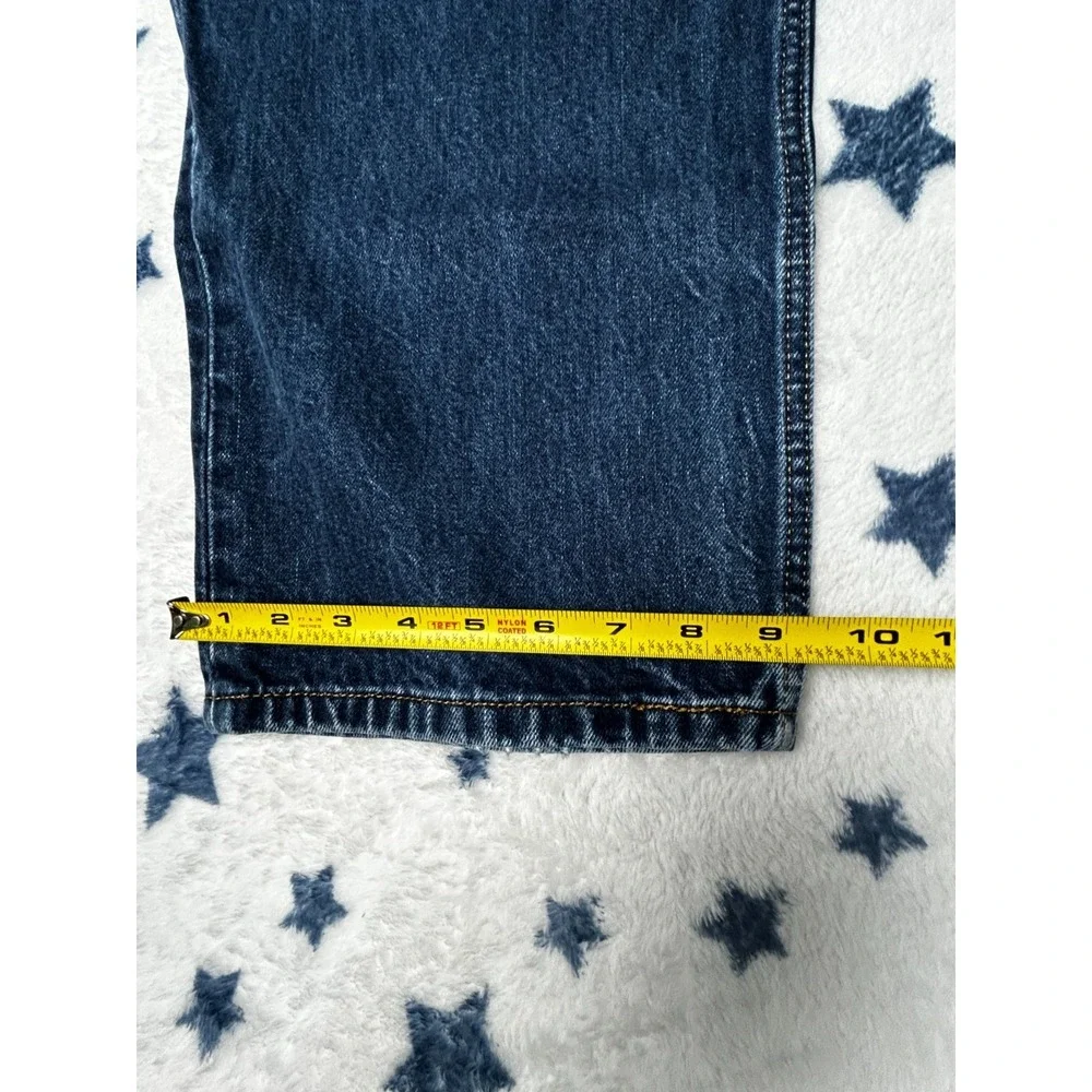Levi's 550 Jeans Mens 42x32 Blue Relaxed Fit Tapered Denim Pants Medium Wash